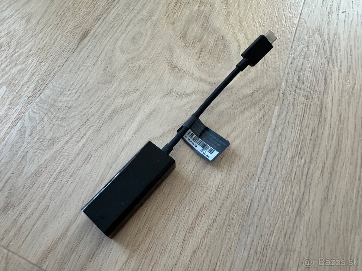 HP USB‑C → DisplayPort adaptér – funkčný, používaný