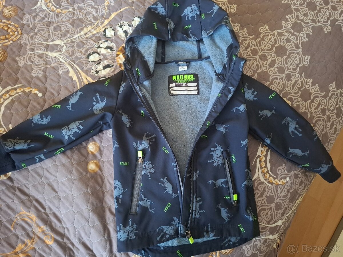 Prechodná softshelová bunda pre chlapcov 104