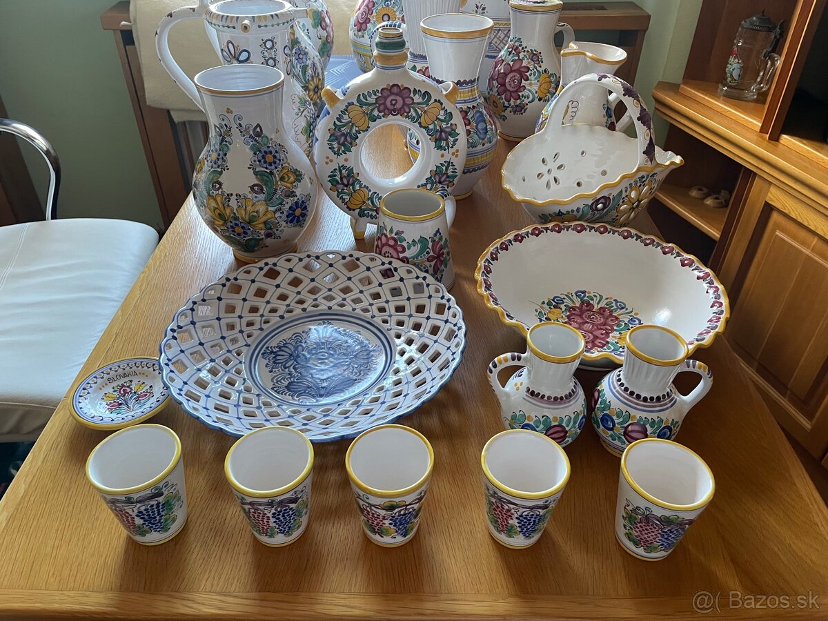 Výhodne predám modranskú keramiku