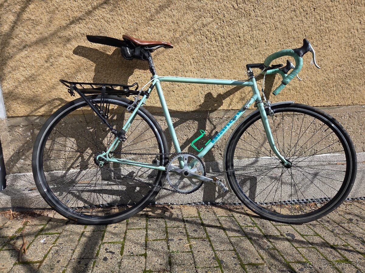 Cestný bicykel Bianchi - singlespeed