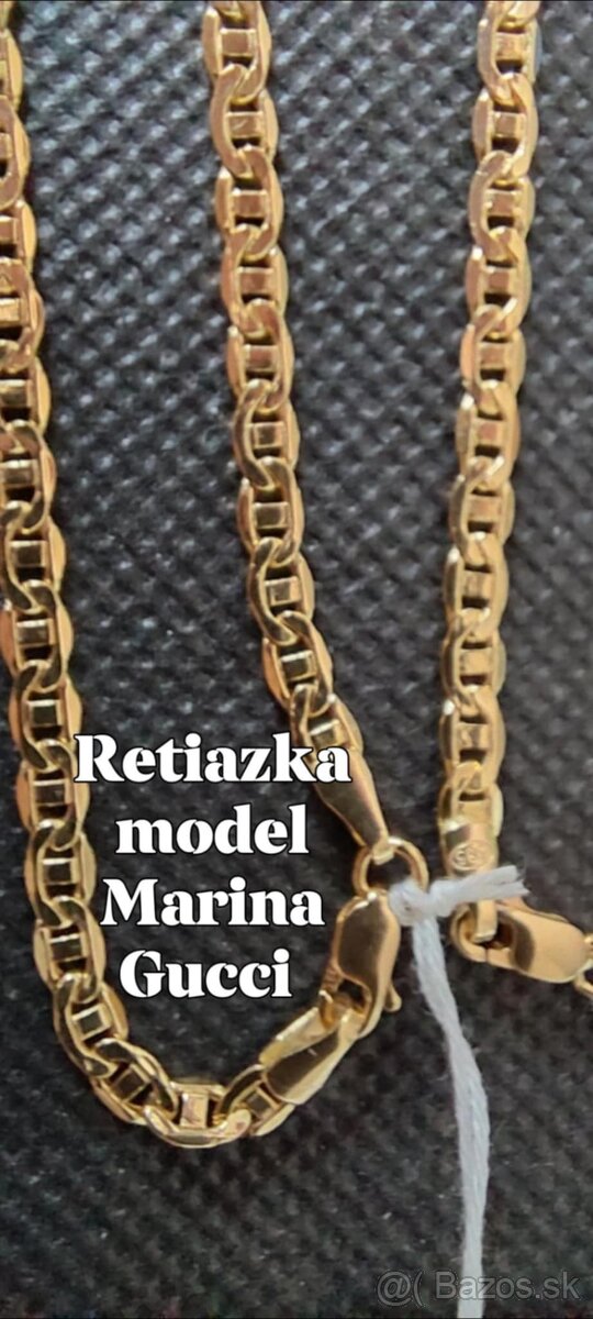 Zlatá retiazka 8.35 g.model Marina Gucci nová veľmi decentná