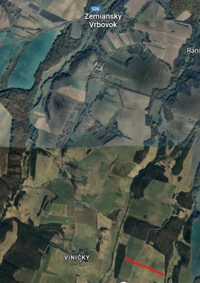 Zemiansky Vrbovok - orná pôda, 0,55 ha