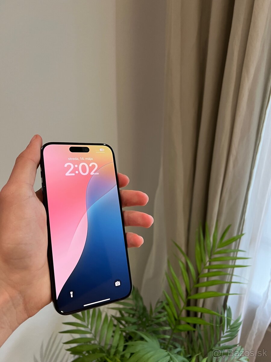 iPhone 15 PRO MAX 256GB BLUE - 94% BATÉRIA - TOP STAV