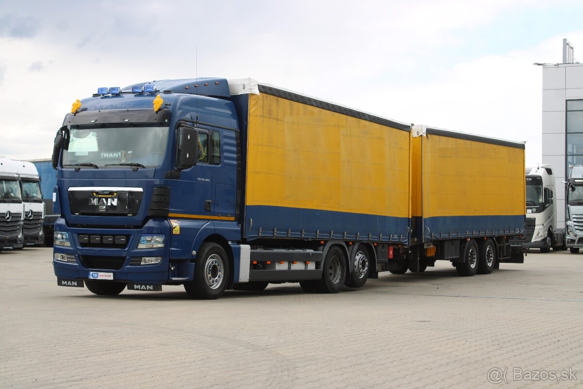 MAN TGS 26.440, 6X2, EURO 5, ZVEDACÍ NÁPRAVA, TV + K&G ZPA 1