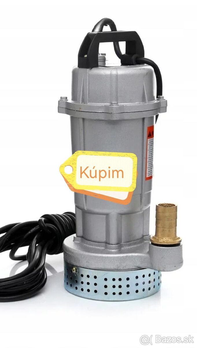 Kúpim kalové čerpadlo