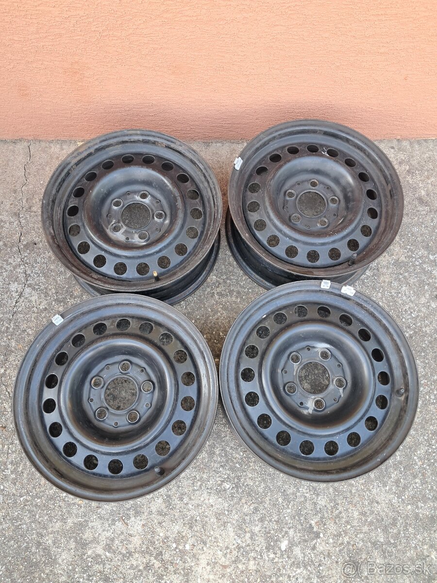 Plechove disky Mercedes W202 6Jx15 ET31