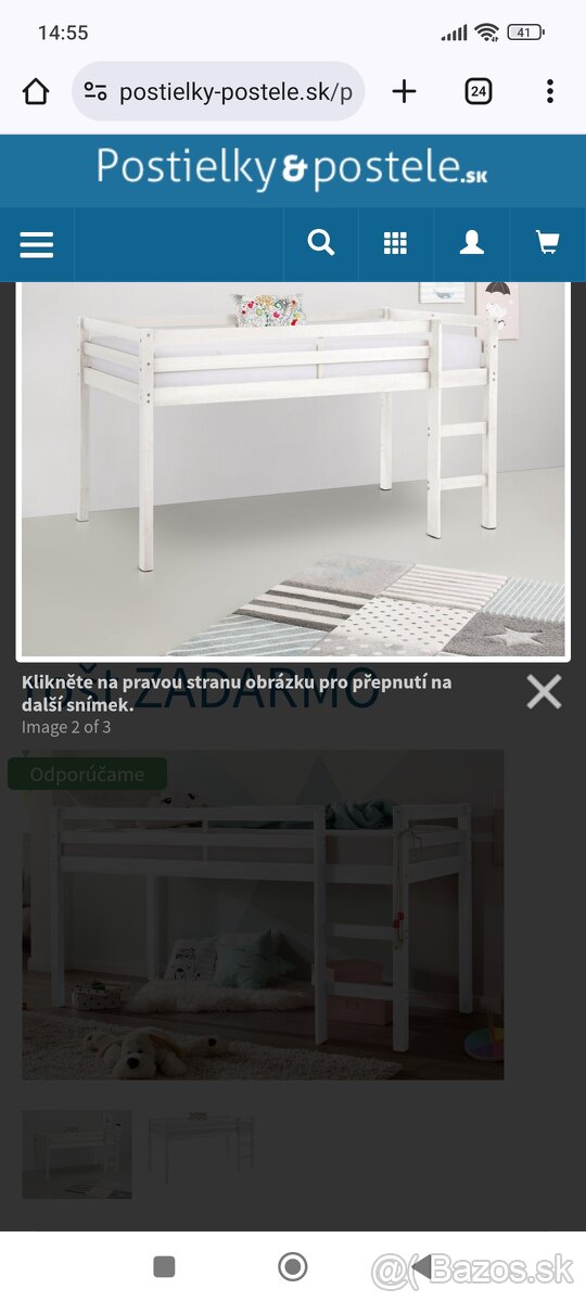 Vyvýšené posteľ ...90200