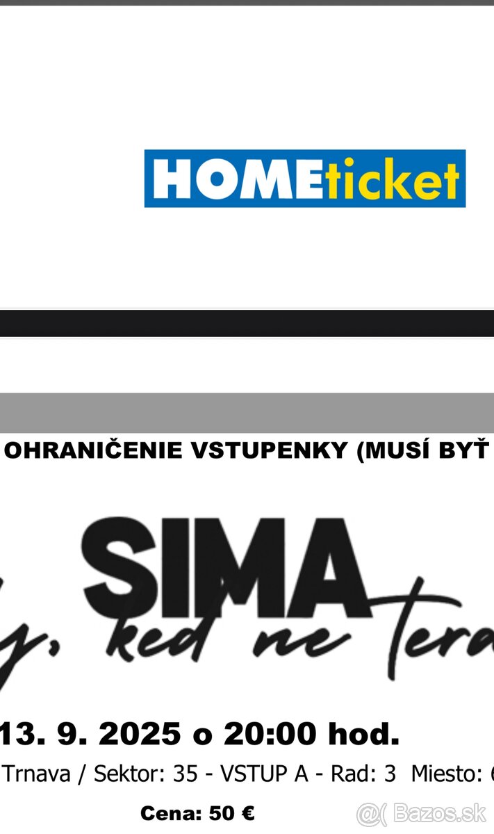 Sima kedy keď nie teraz