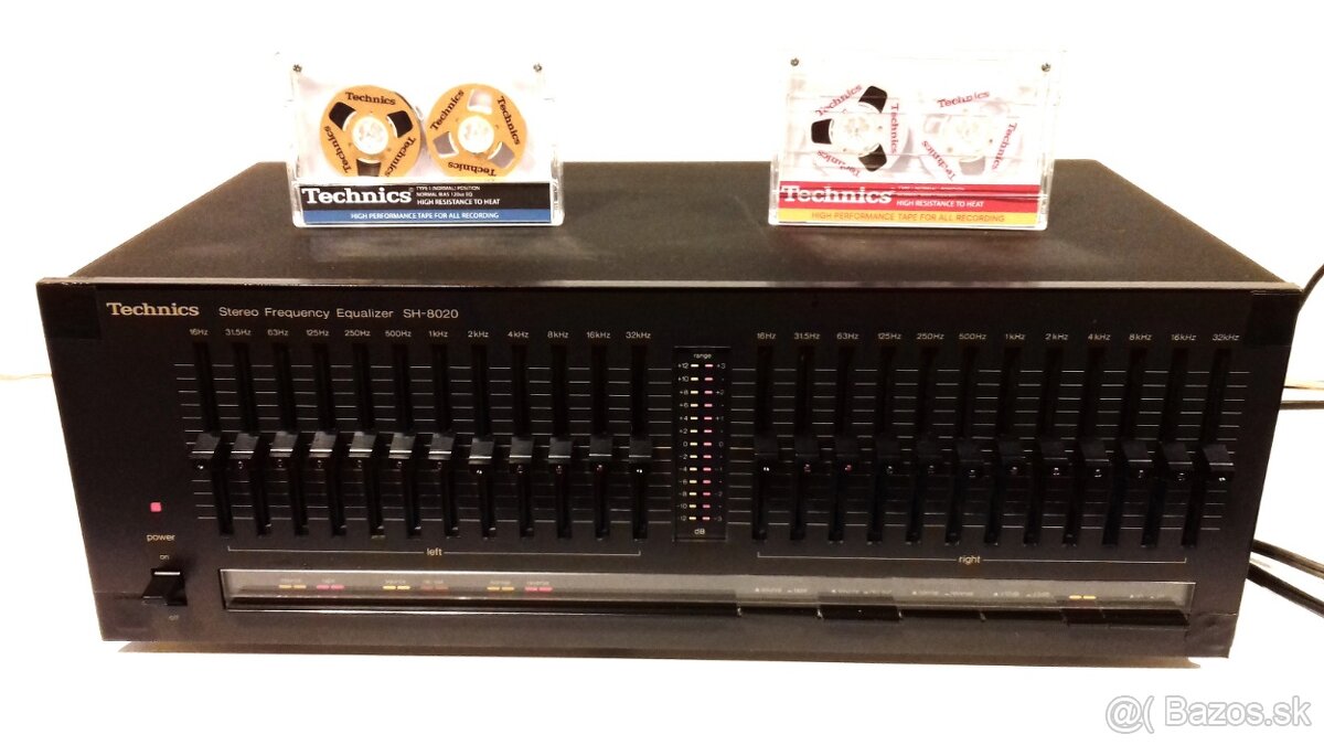 2x12 pasmovy equalizer TECHNICS SH-8020, vyroba Japan, AE70