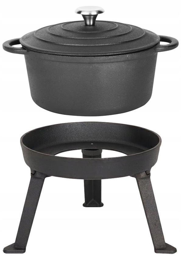 Liatinový stojan trojnožka pod kotlík alebo hrniec