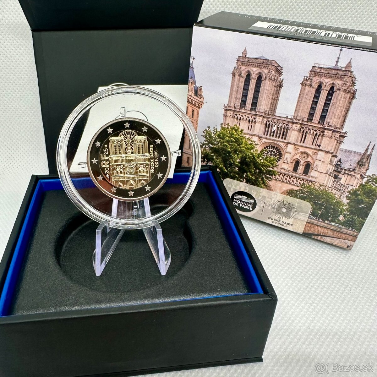 2 euro mince Francúzsko 2025 (Louvre + Notre Dame)
