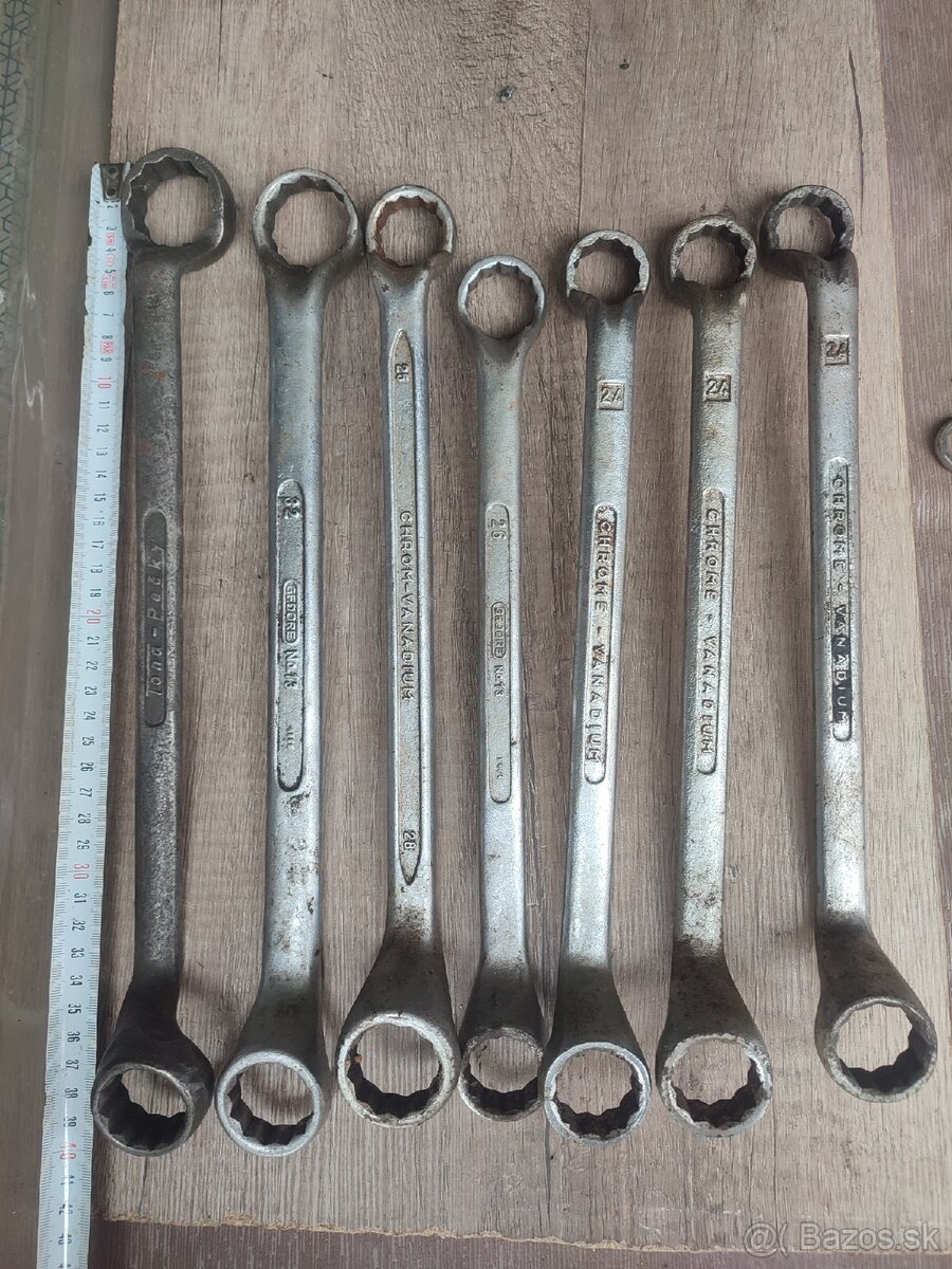 Očkové kľúče len spolu cena 30€