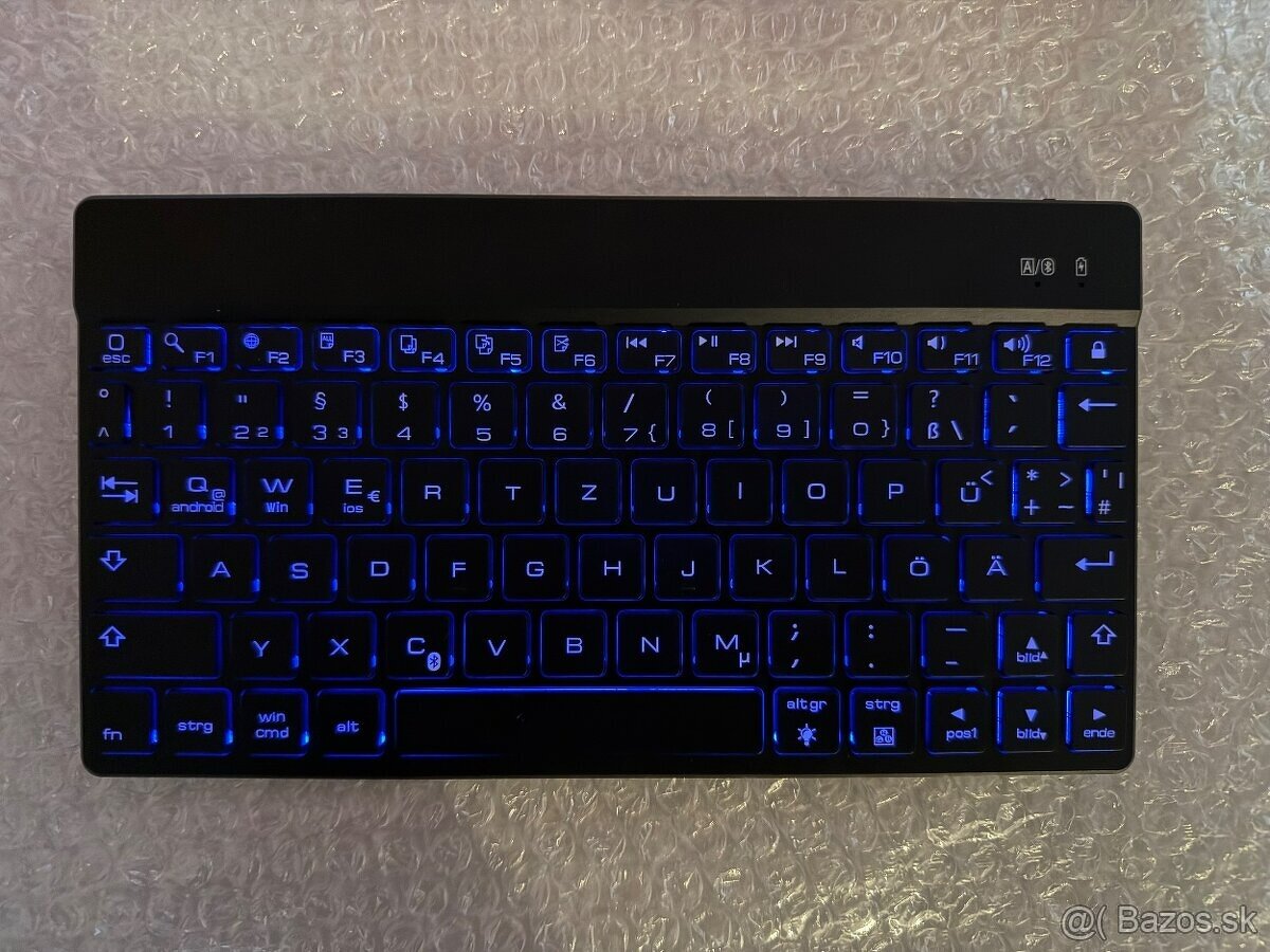Bezdrôtová klávesnica - podsvietená Android / Win / iOS