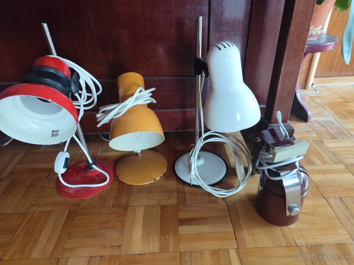 Predám staré stolové lampy