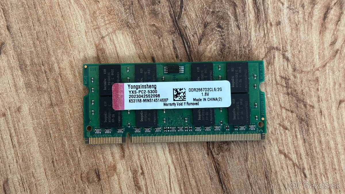 Pamäť ram 2Gb DDR 2