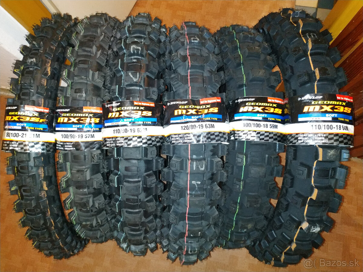 Pneumatika Dunlop MX33, MX34