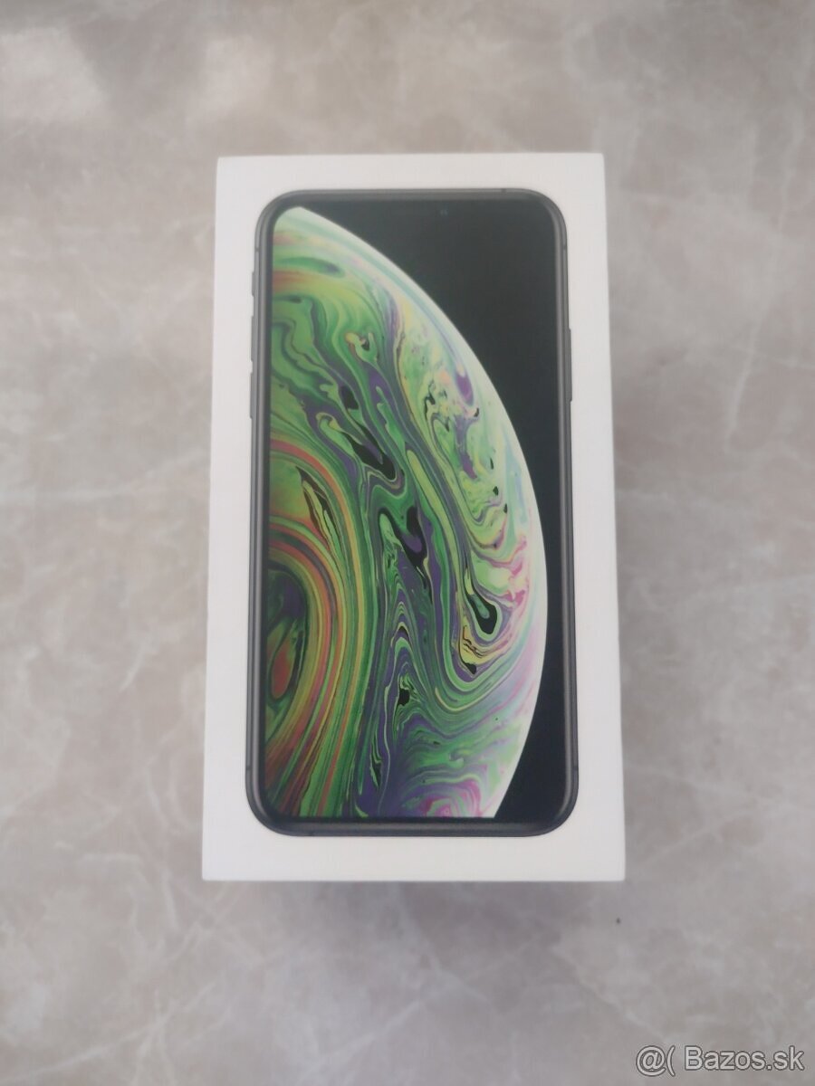 Krabica od iPhone XS Space Gray 64gb