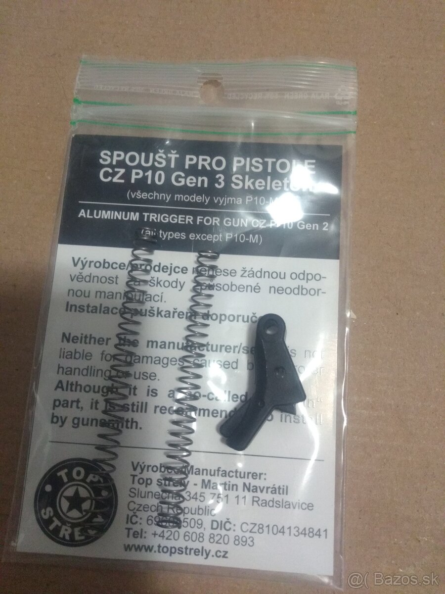 Spúšť pre CZ P10 od topstrely.cz