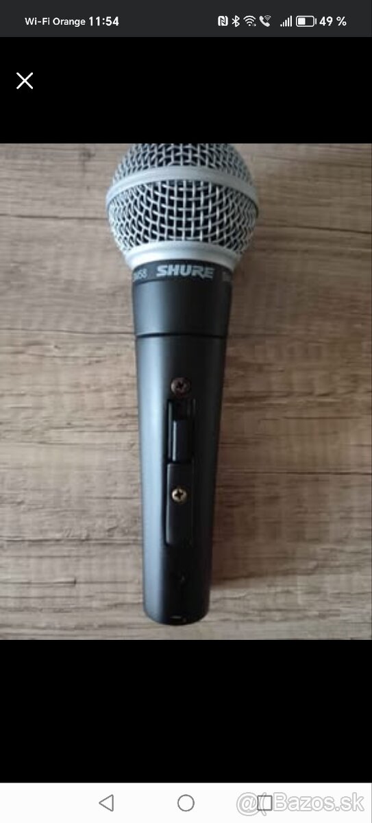 Shure sm58 možná výmena za sennheiser 945