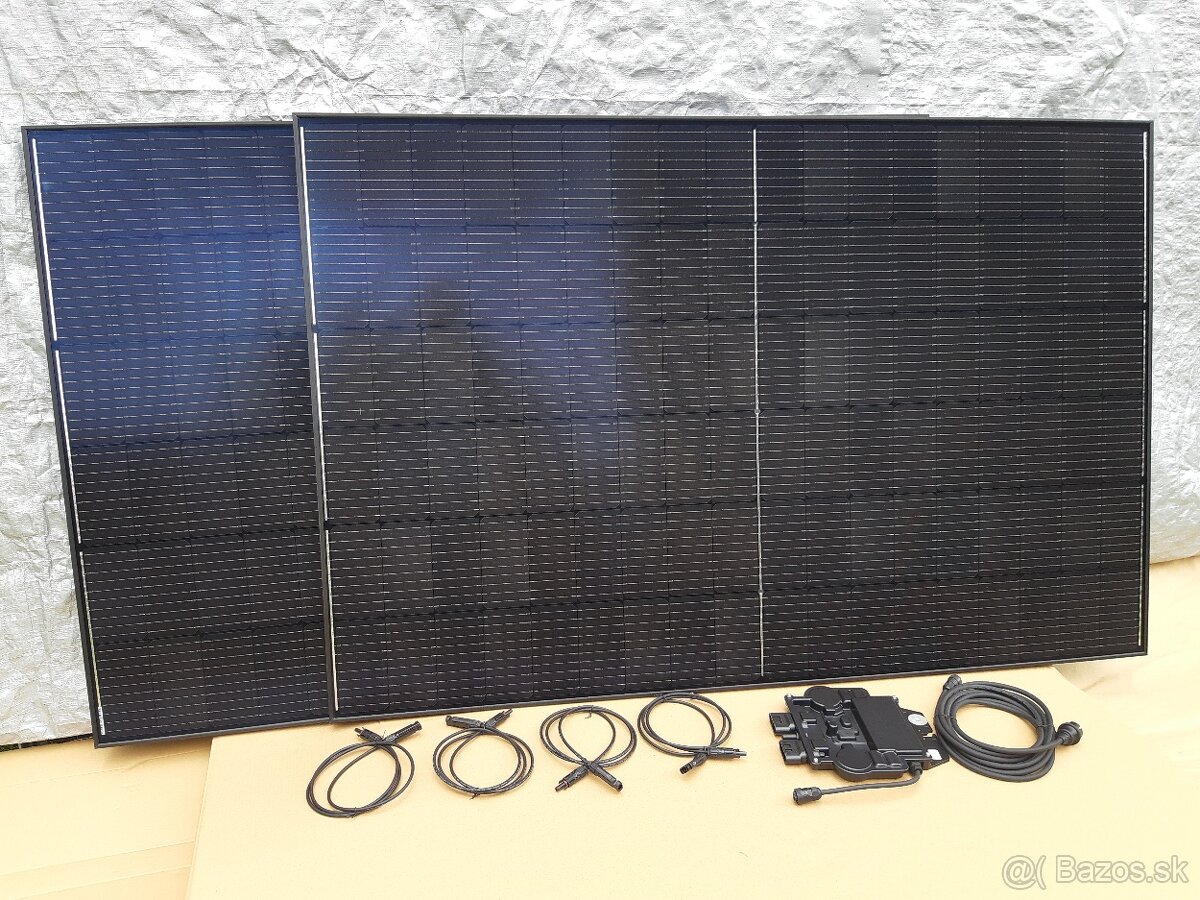 EcoFlow 2x400Wp pevné solárne panely Domáca elektráreň