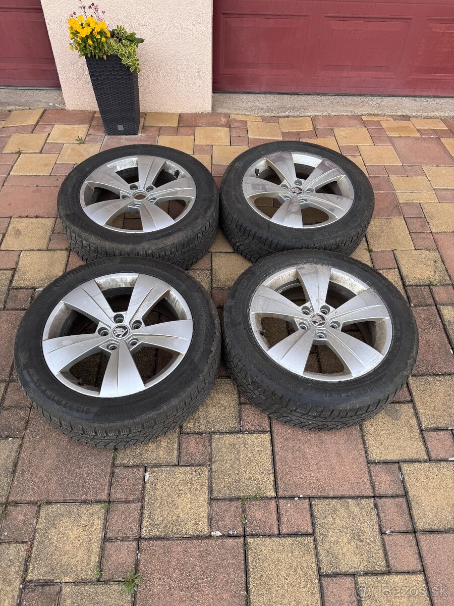 Škoda Superb III zimné kolesá
