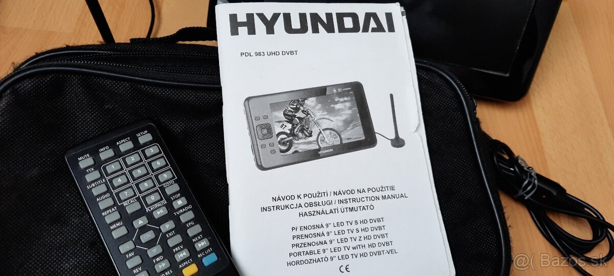 Predám prenosný led tv 9".