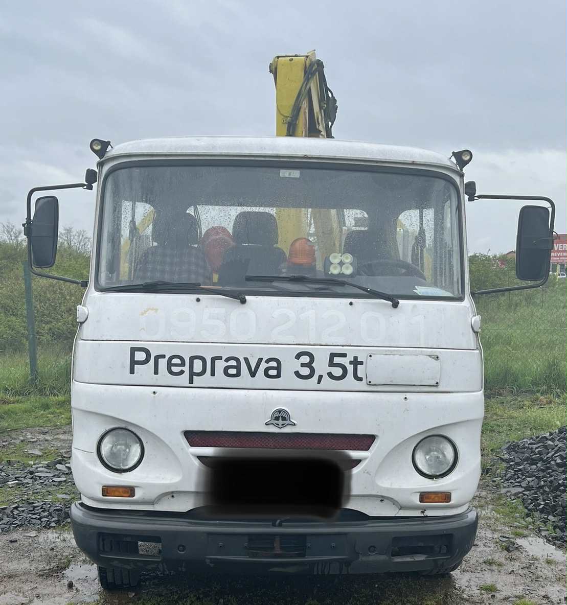 Avia A75 s hydraulickou rukou essel