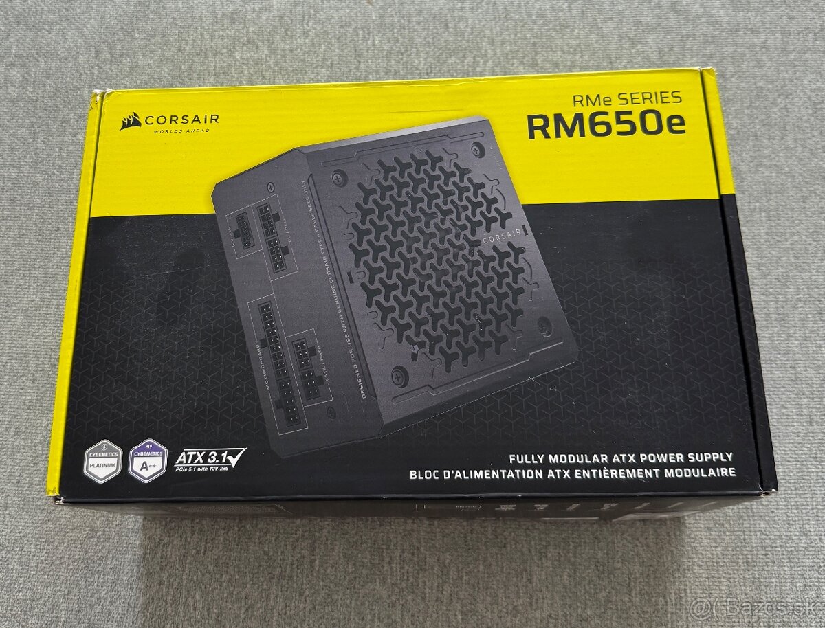 PC zdroj Corsair RM650e (2025)