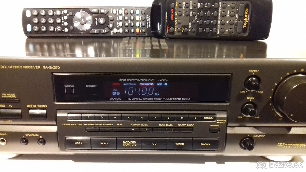 220W Zosilnovac+Tuner=Receiver TECHNICS SA-GX370 JAPAN =ar13