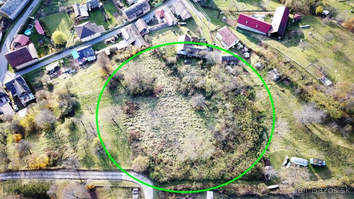 UHORSKÉ okr. Poltár SP 3608 m2 za SUPER cenu