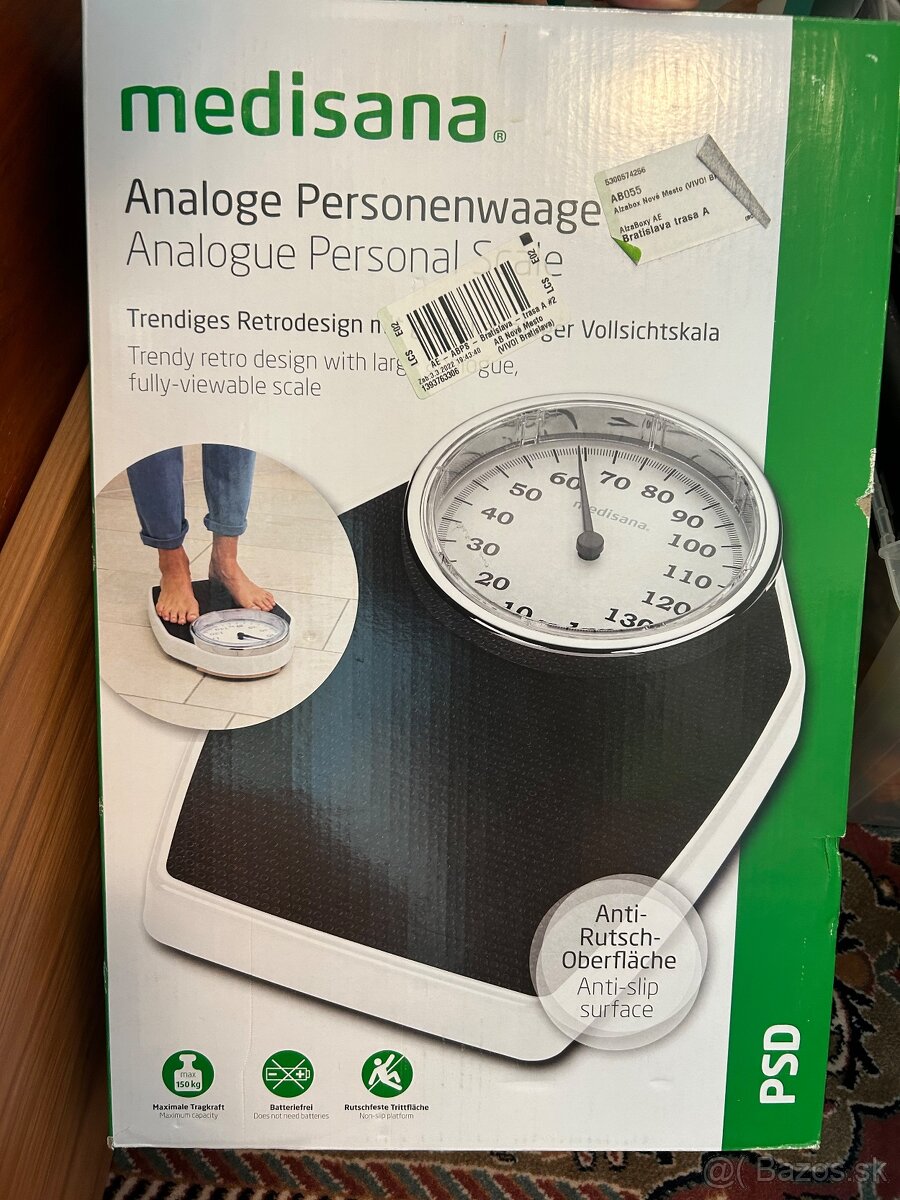 Mechanická osobná váha Medisana