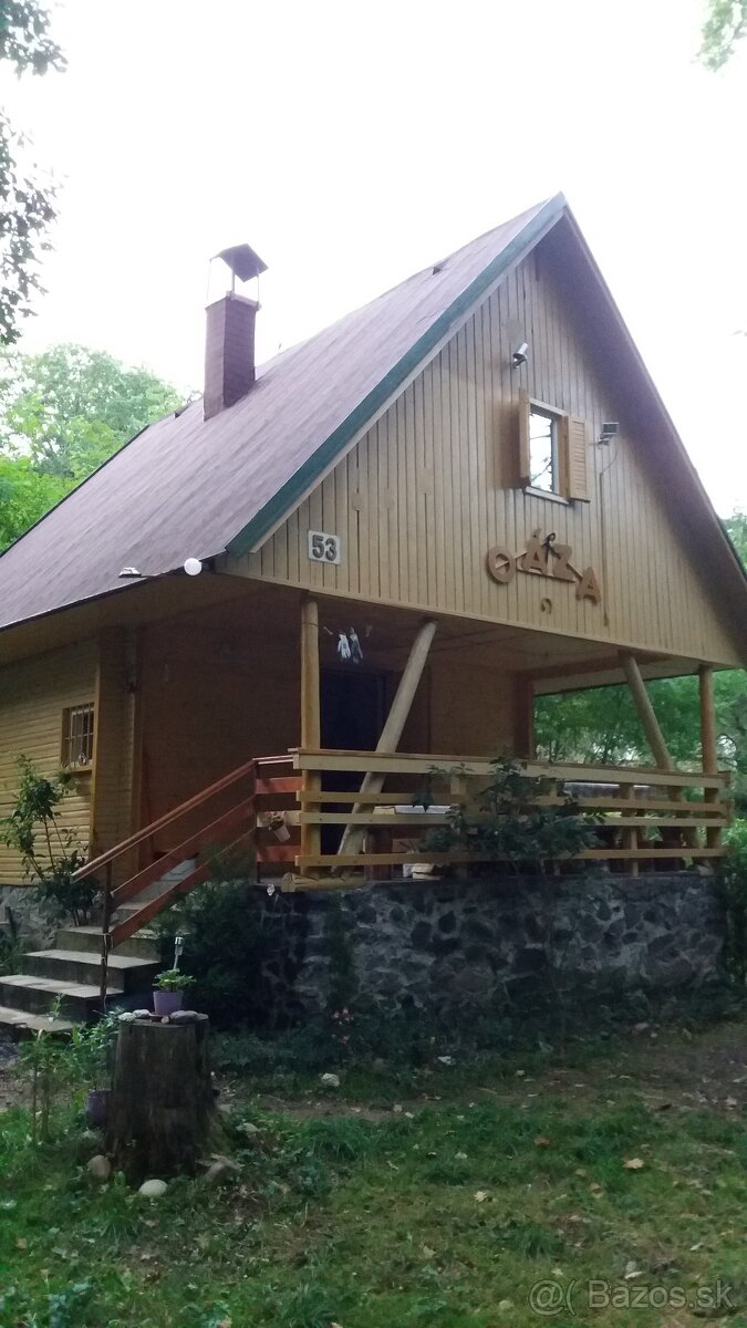 Prenájom chatky OÁZA v Kováčovej pri ZV pre 5 osôb
