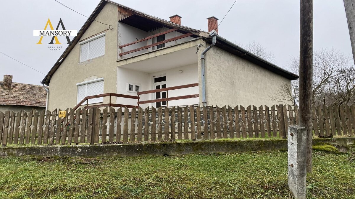 Na predaj dvojposchodový rodinný dom v Egyházasgerge za 43 0