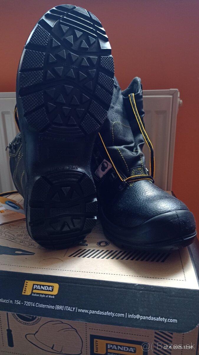 Zimné, zateplené, pracovné topánky 43