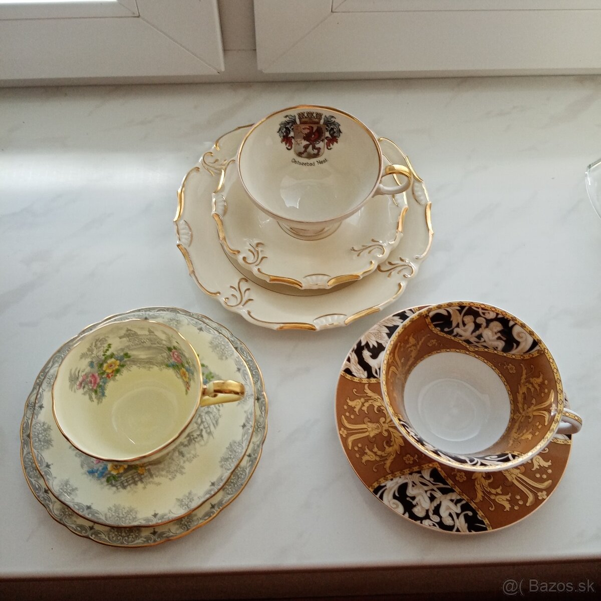 porcelán šálka s podšálkou, raňajkové súpravy