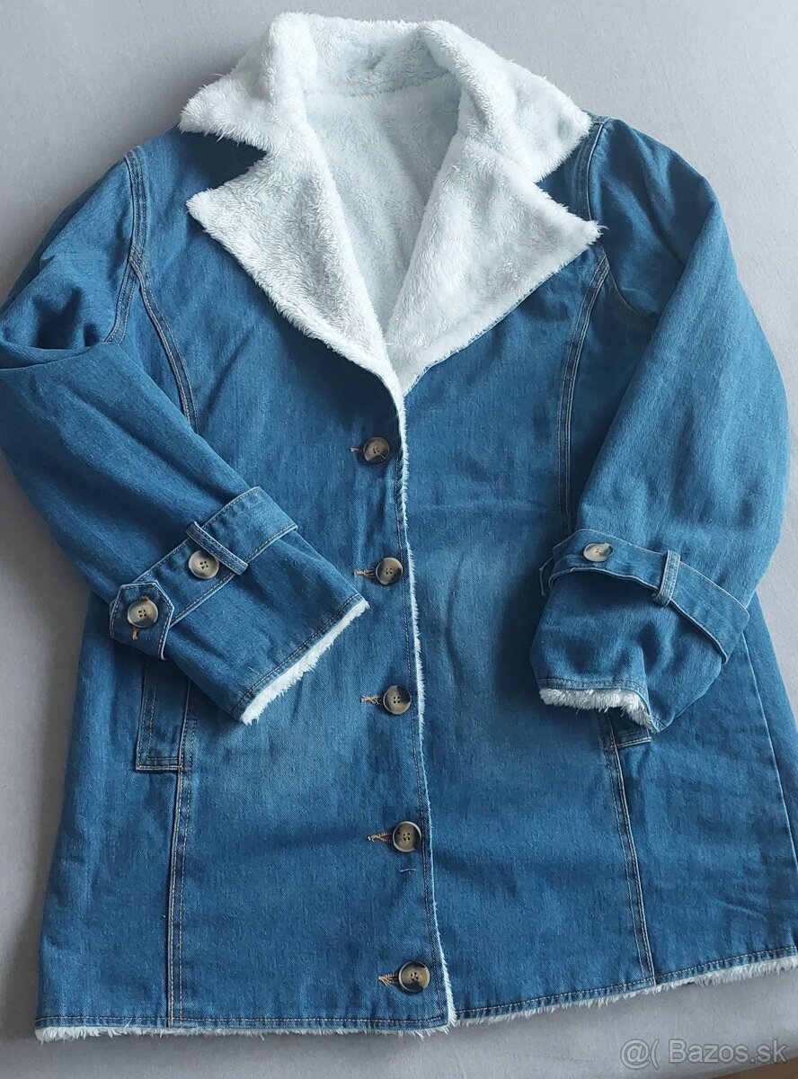 Predĺženú rifliva bunda L