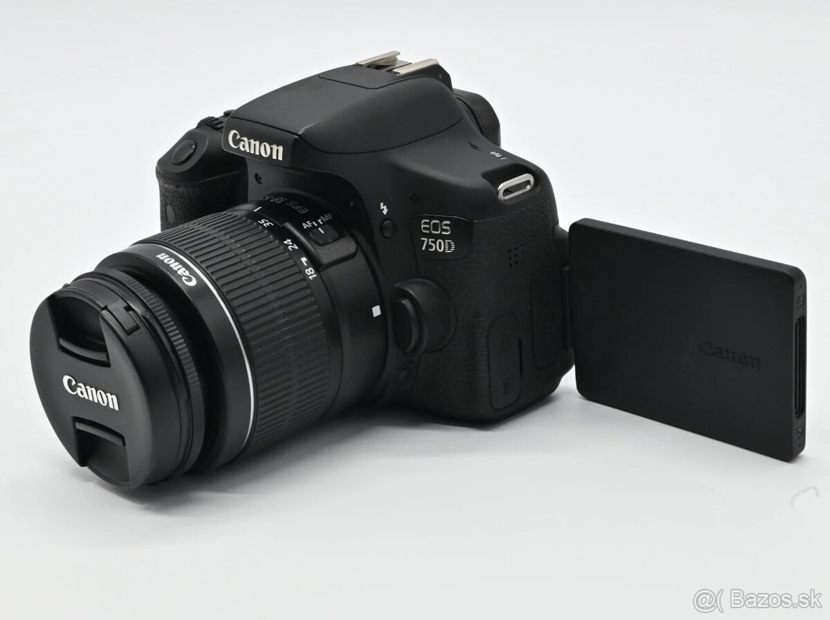 Canon eos 750D 18-55 plus filtre