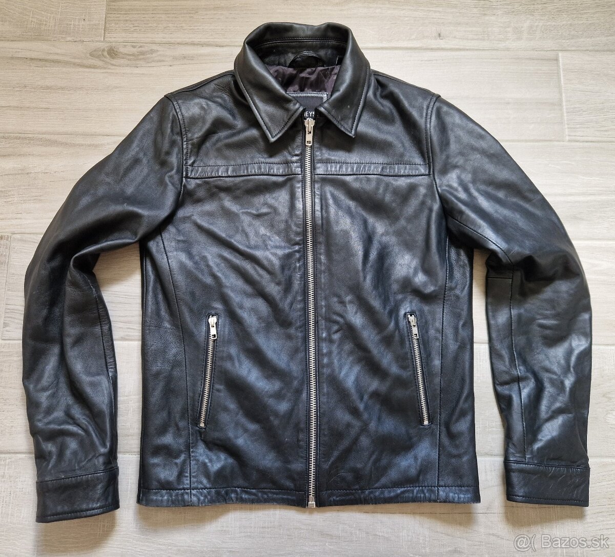 Pánská kožená bunda Barneys velikost S (46) a029