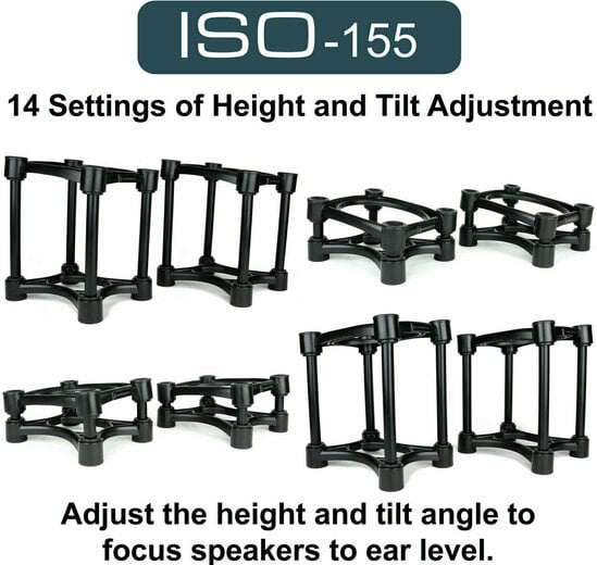 IsoAcoustics ISO-155 Stojan pre štúdiové monitory