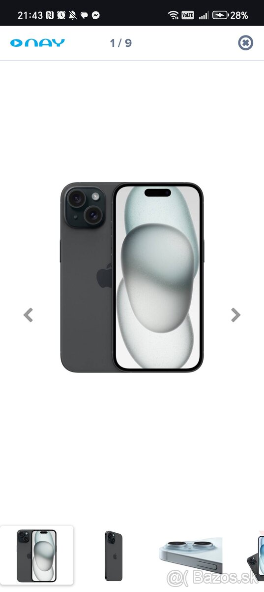 Apple iphone 15 128GB