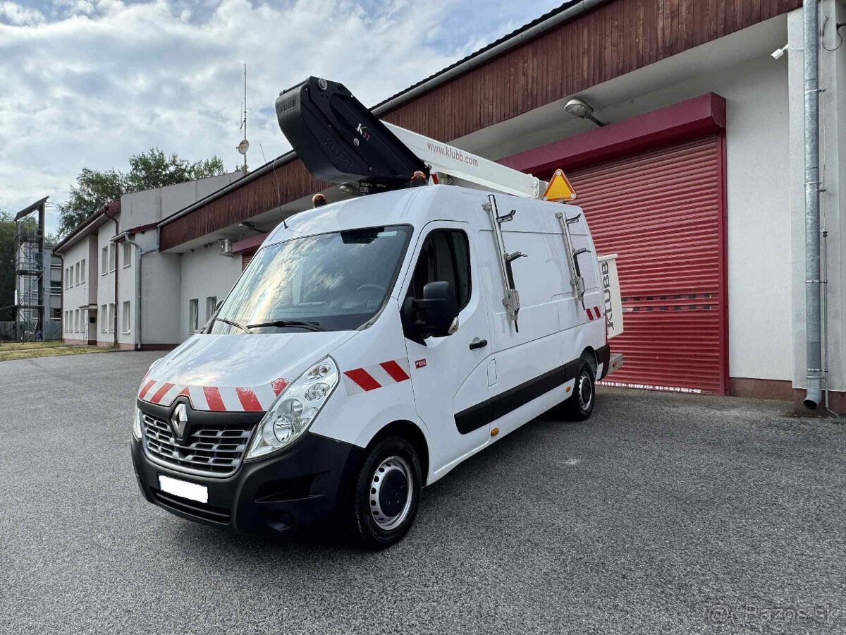 Renault Master 2,3 125 dCi plošina KLUBB K32 12,5m