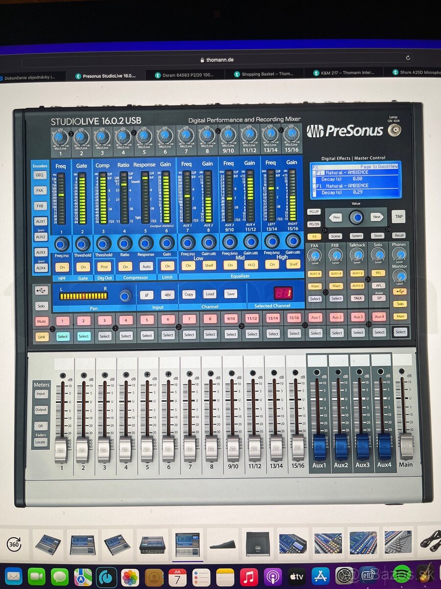 PreSonus studiolive 16.0.2 USB