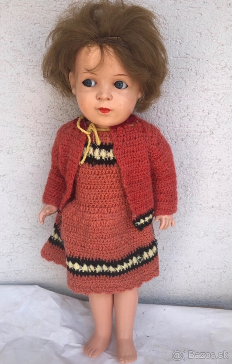 Starozitna velka babika 45 cm