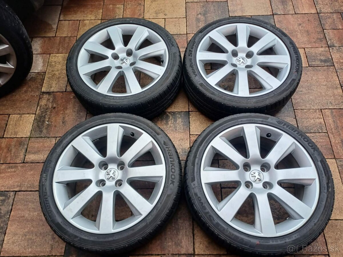 Orig. hliníkové disky Peugeot R18, 4x108