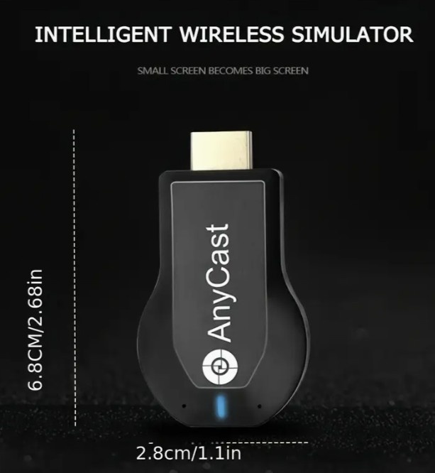 Adaptér Wi-Fi AnyCast M2 Plus na TV streaming
