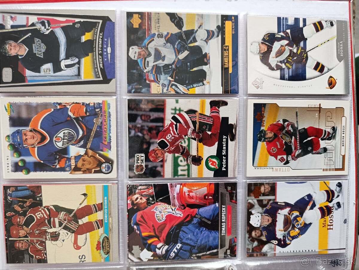 Hokejové kartičky slovákov v NHL