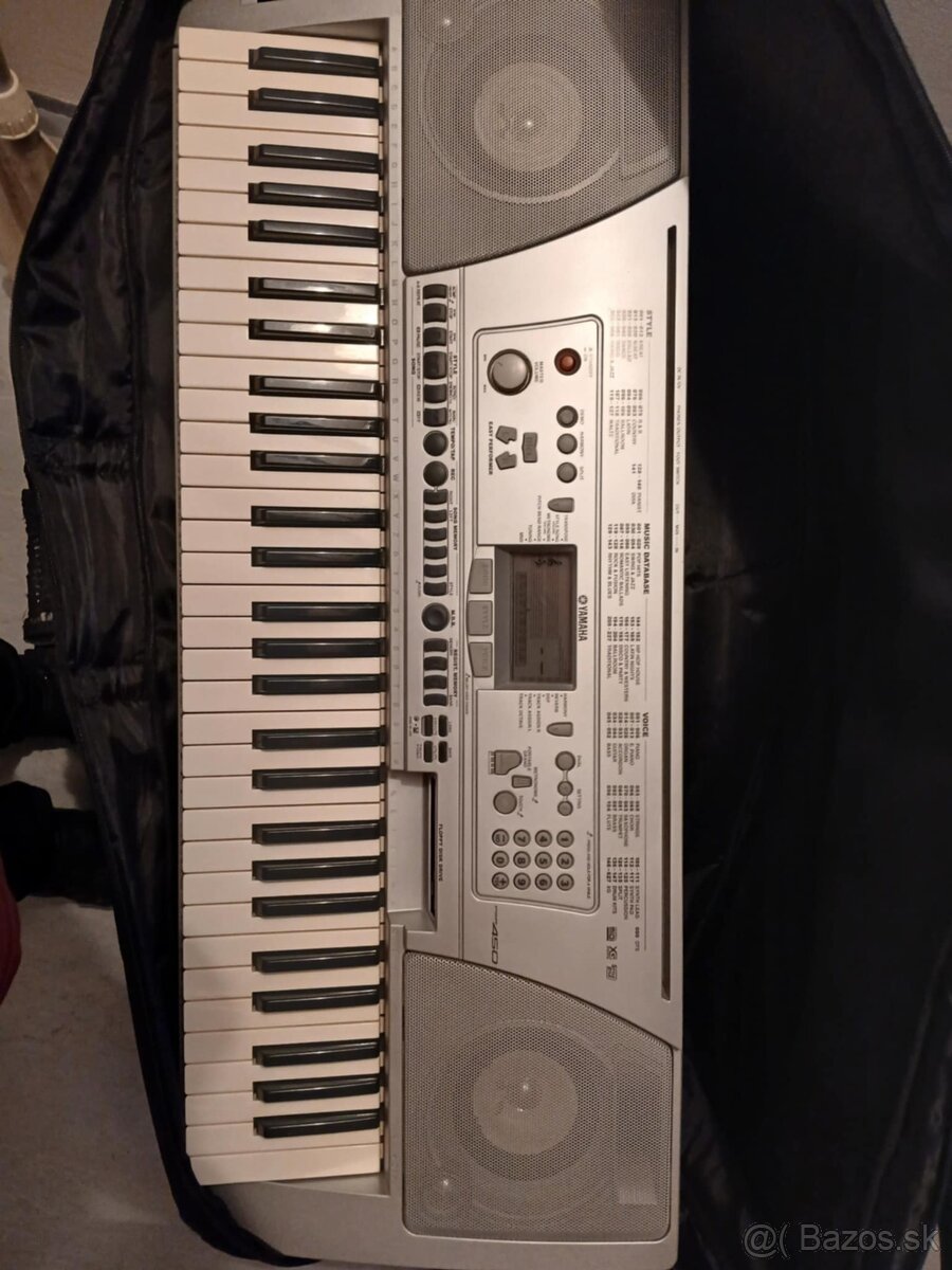Predám klávesový nástroj-YAMAHA PSR 450