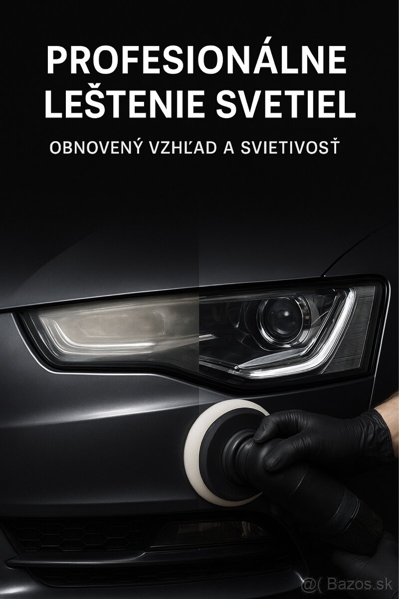 Profesionálne leštenie svetiel so zárukou