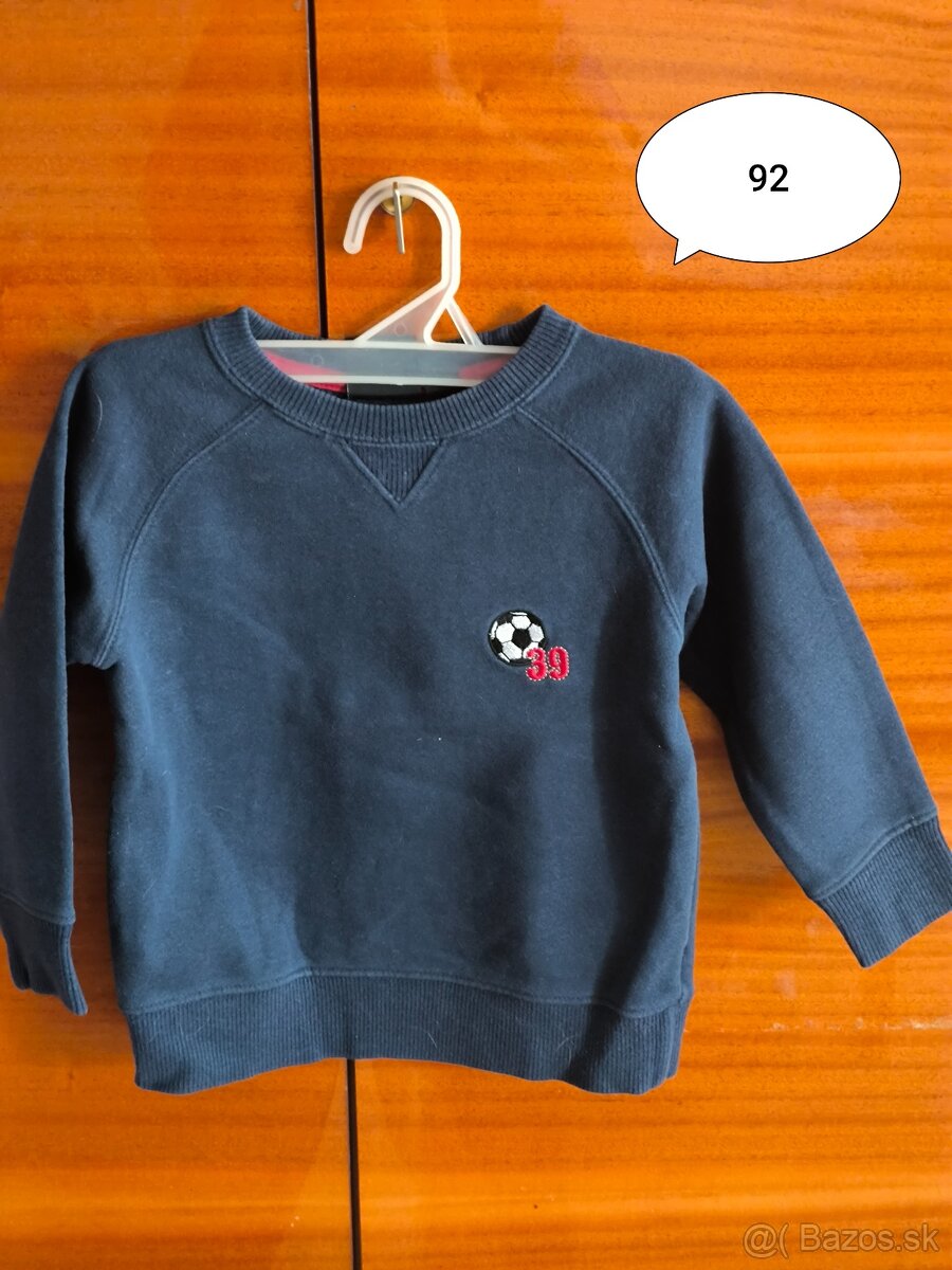 Chlapčenské mikiny 80-96 veľkosť