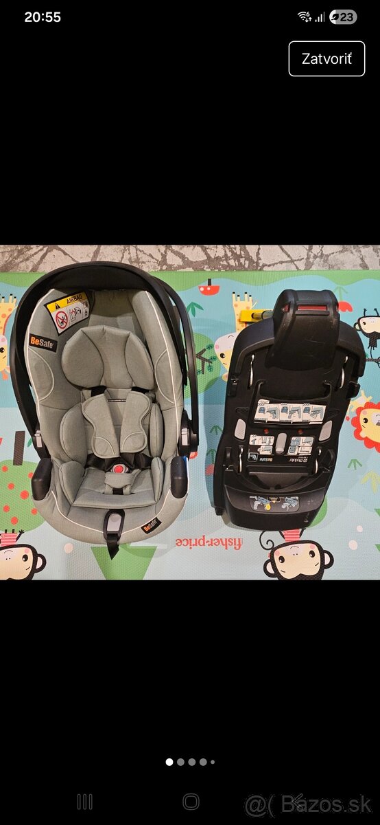 Vajíčko Besafe izigo modular x2 + základňa na isofix